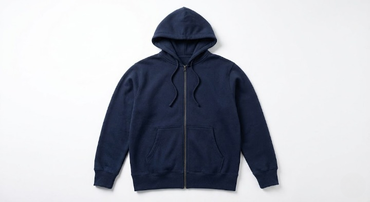 Hoodie Zip Essential - Moda SmartPlus